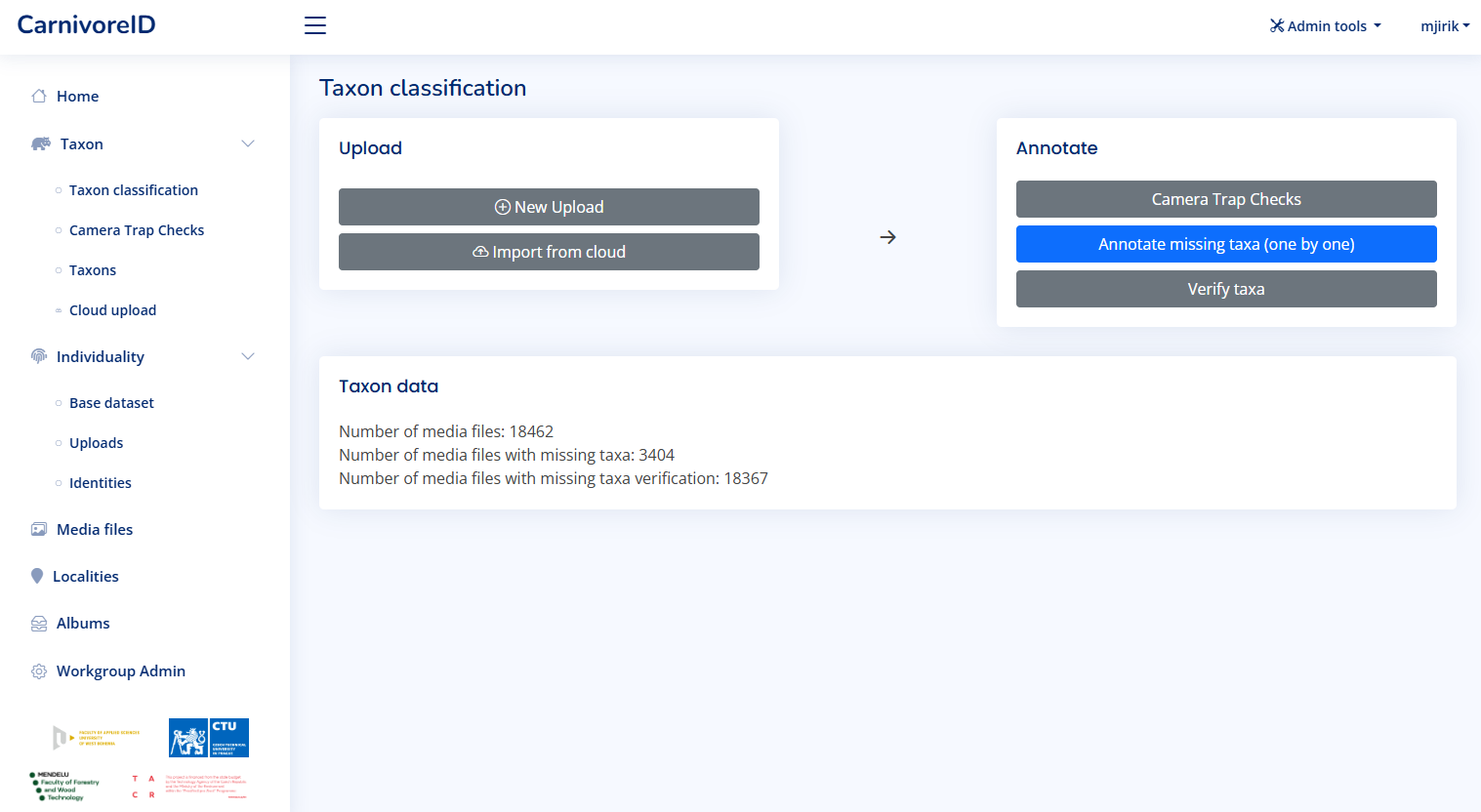 taxon classification